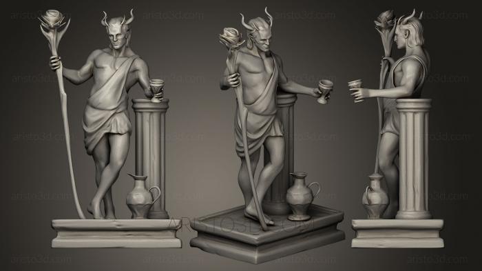 Figurines heroes, monsters and demons (STKM_0319) 3D model for CNC machine